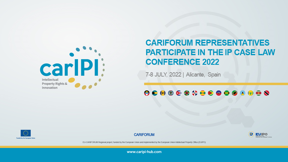 CARIFORUM representatives participate in the IP Case Law Conference